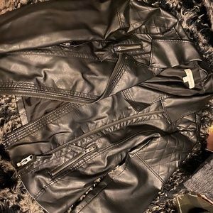 New York & Company Faux-Leather Jacket